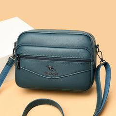Split Leather Shoulder Bag Women Ladies Crossody