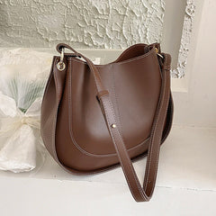 High Texture Pu Shoulder Bag Autumn Winter Women Soft Pu Crossbody Bags