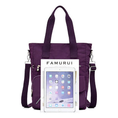 High Top-Handle Messenger Bag Women Nylon Shoulder Beach Crossbody Bag