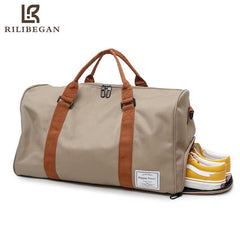 Large Capacity Travel Tote for Men and Women Gym Bag
