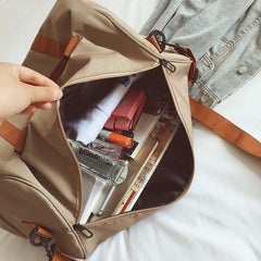 Large Capacity Travel Tote for Men and Women Gym Bag