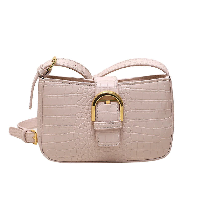 Stone Pattern PU Shoulder Bag for Women