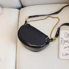 Women's High Waist PU Leather Fanny Pack Crossbody Bag
