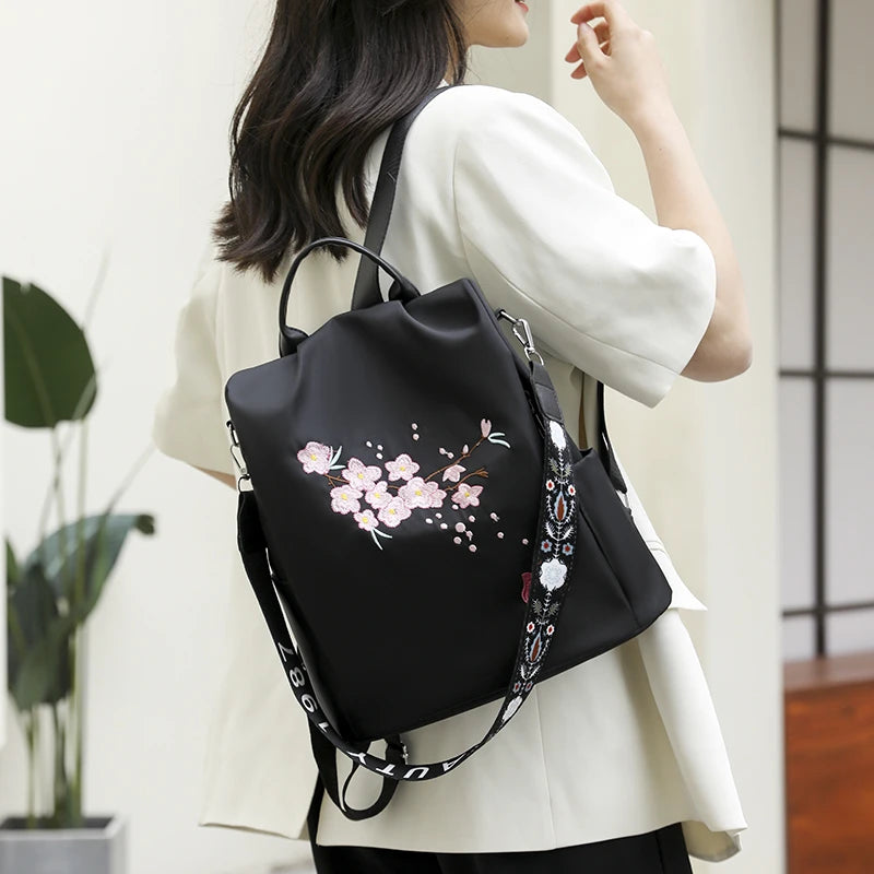 Print Girls School Bag Large Capacity Backpack