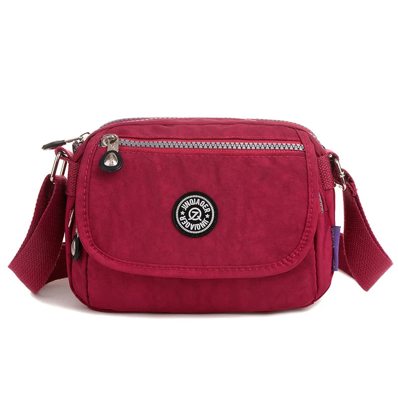 Waterproof Nylon Women Messenger Bag Crossbody Handbag Tote Shoulder Purse