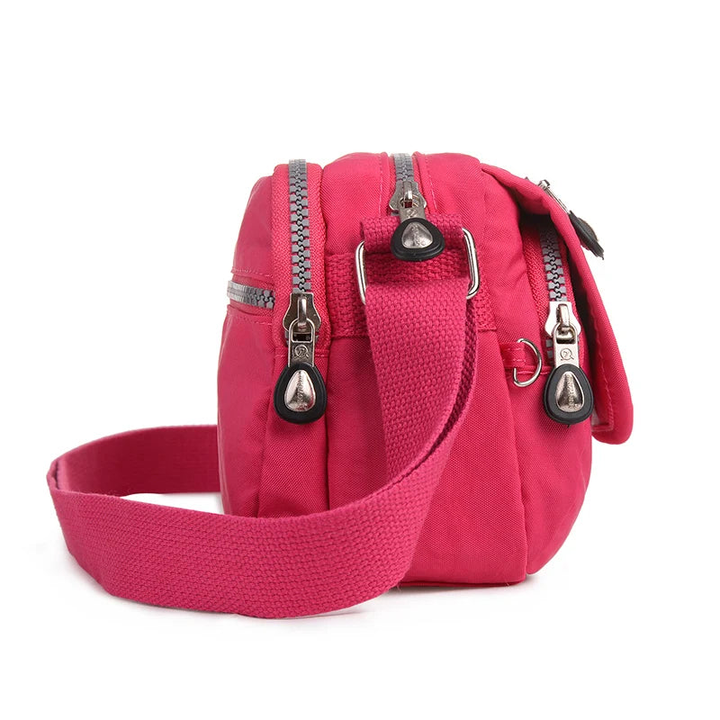 Waterproof Nylon Women Messenger Bag Crossbody Handbag Tote Shoulder Purse