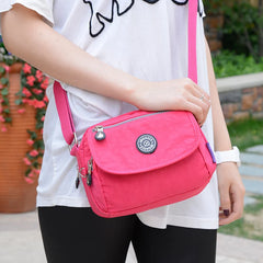 Waterproof Nylon Women Messenger Bag Crossbody Handbag Tote Shoulder Purse