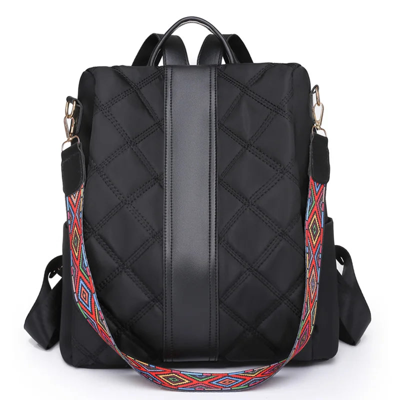 Waterproof Women Backpack Oxford Cloth Shoulder Bags Large School Bags for Girls