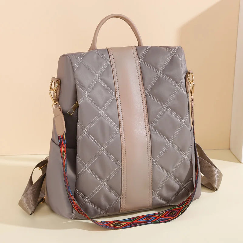 Waterproof Women Backpack Oxford Cloth Shoulder Bags Large School Bags for Girls