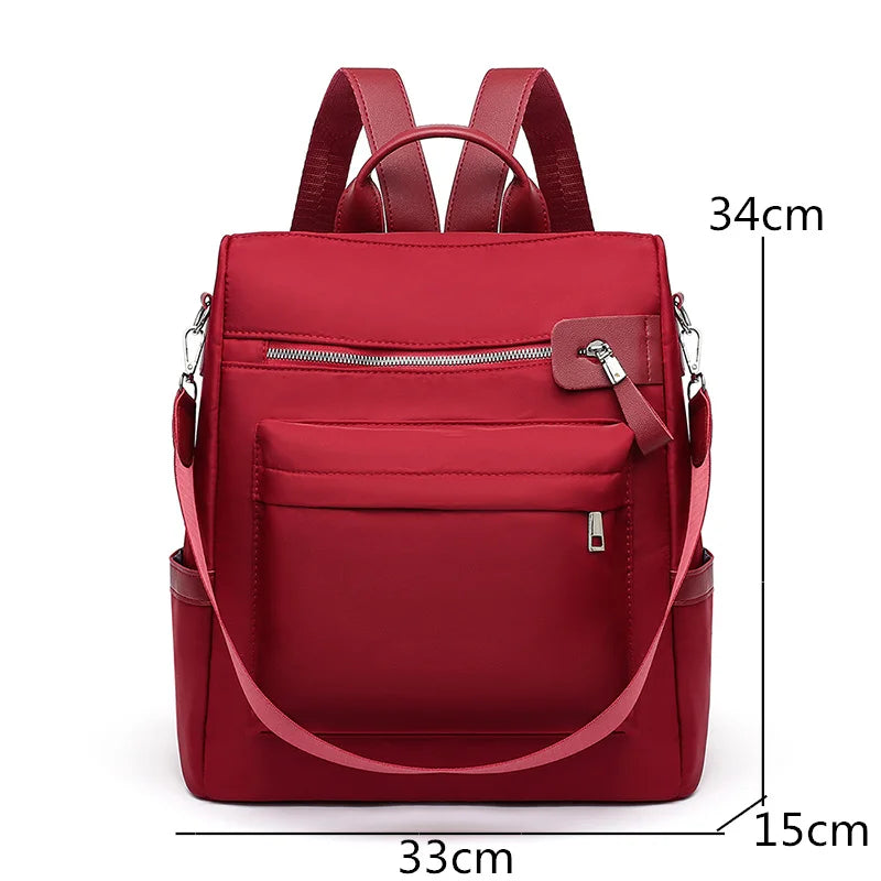 Waterproof Women Backpack Oxford Cloth Shoulder Bags for School Girls Rucksack