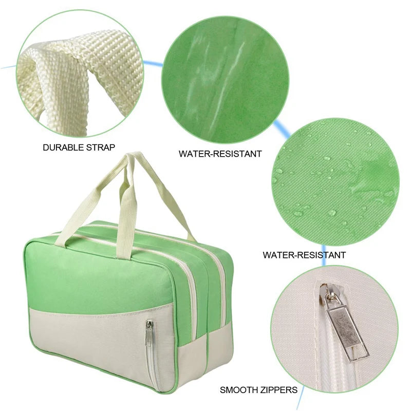 High Woman Large Capacity Waterproof Travel Bag with Wet & Dry Separator