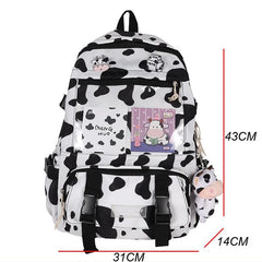Waterproof Nylon Women Backpack for Teenage Girls - Laptop Bagpack