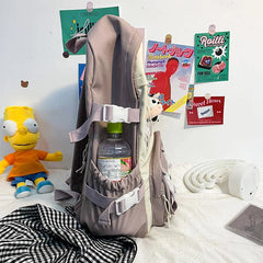 Waterproof Nylon Women Backpack for Teenage Girls - Laptop Bagpack