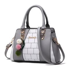 Tassel Leather Handbag for Women Shoulder Messenger Bag