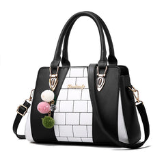 Tassel Leather Handbag for Women Shoulder Messenger Bag