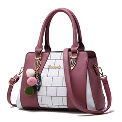 Tassel Leather Handbag for Women Shoulder Messenger Bag
