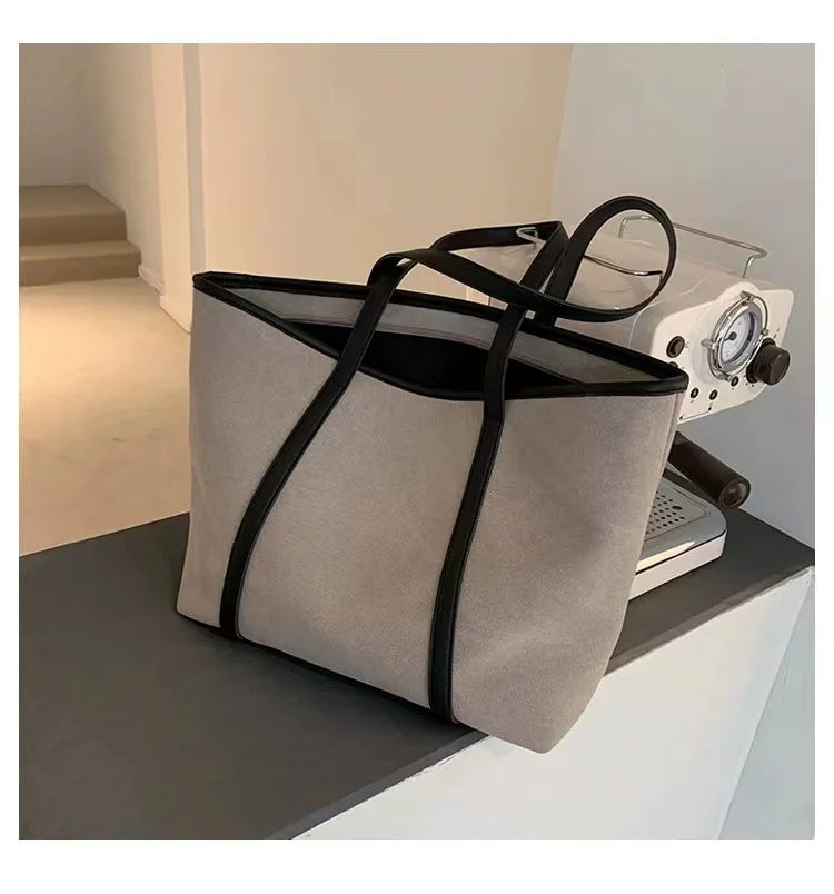 Women Canvas Handbags Large Capacity Shoulder Bag Female Messenger Bags
