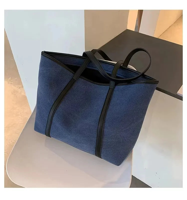 Women Canvas Handbags Large Capacity Shoulder Bag Female Messenger Bags