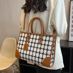 Women Canvas Handbags Tote Bags Large Capacity Shoulder Messenger Casual Bag