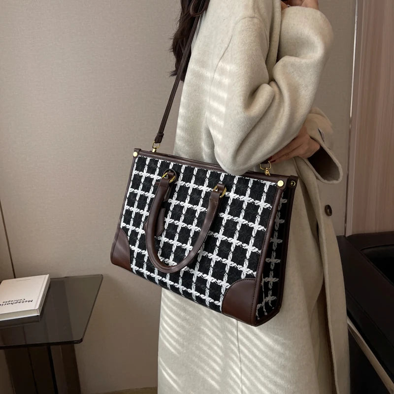 Women Canvas Handbags Tote Bags Large Capacity Shoulder Messenger Casual Bag