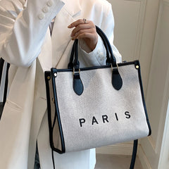 Women Canvas Handbags Tote Bags Shoulder Messenger Large Capacity Crossbody Bag