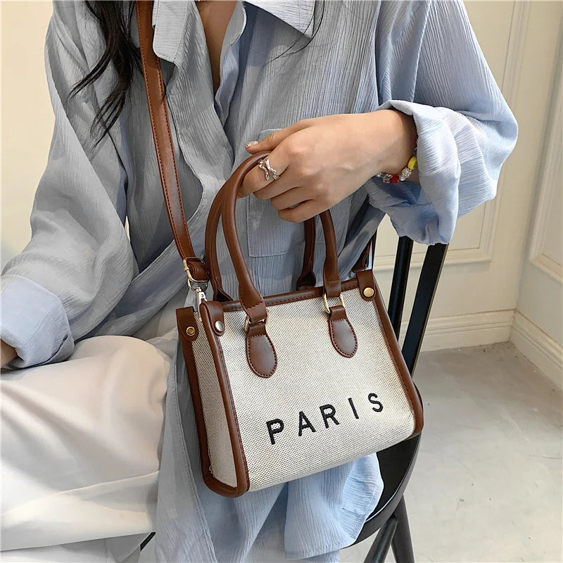 Women Canvas Handbags Tote Bags Ladies Shoulder Messenger Bags