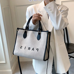 Women Canvas Handbags Tote Bags Shoulder Messenger Large Capacity