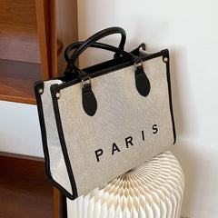 Women Canvas Handbags Tote Bags Shoulder Messenger Large Capacity
