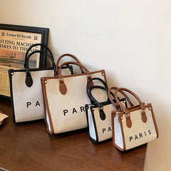 Women Canvas Handbags Tote Bags Shoulder Messenger Large Capacity