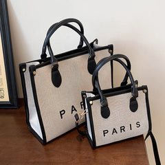 Women Canvas Handbags Tote Bags Shoulder Messenger Large Capacity