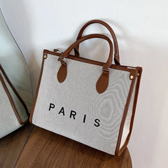 Women Canvas Handbags Tote Bags Shoulder Messenger Large Capacity