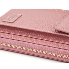 Women Cell Phone Pocket Purse Style PU Leather Crossbody Bag