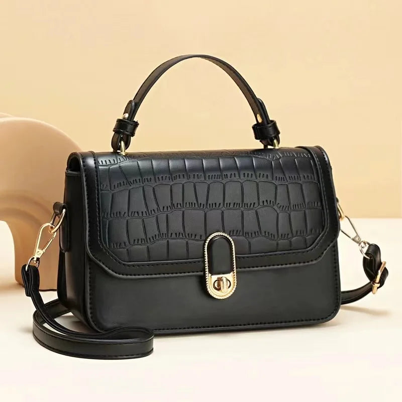 Retro Small Square Bag Women Handbags Purse Shoulder Cross-body Bag