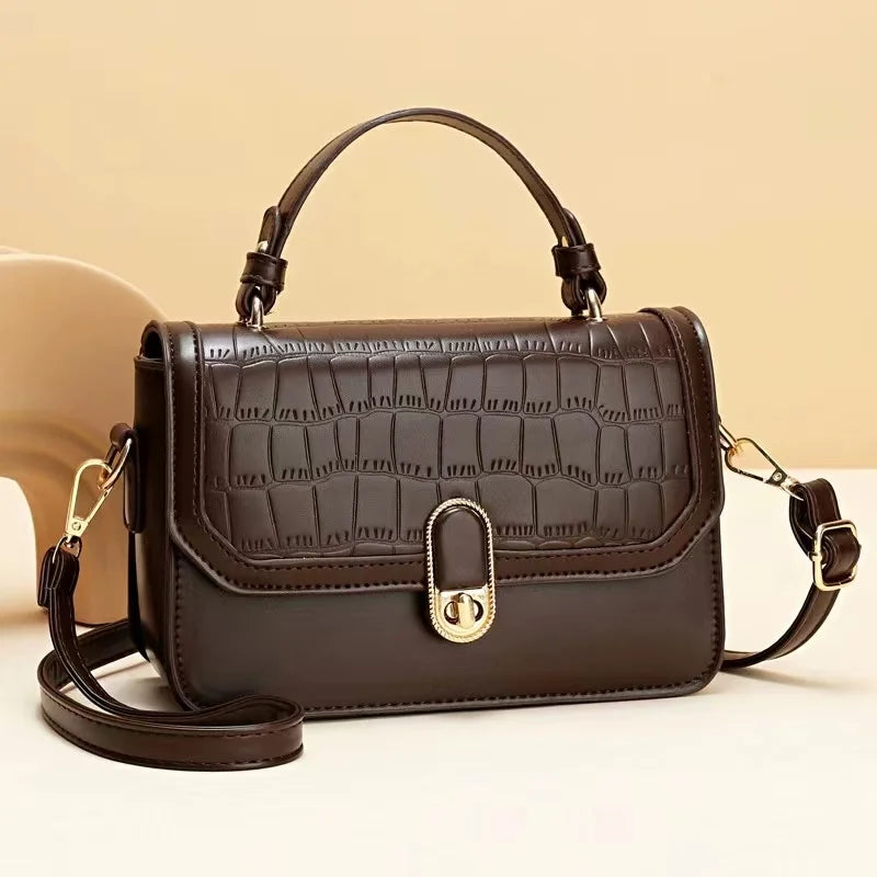 Retro Small Square Bag Women Handbags Purse Shoulder Cross-body Bag