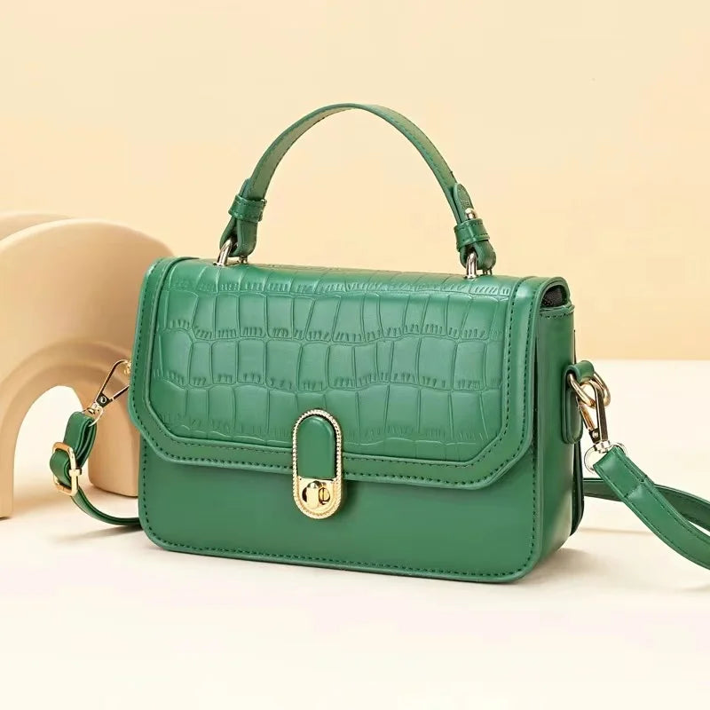 Retro Small Square Bag Women Handbags Purse Shoulder Cross-body Bag
