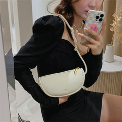 Women Leather Small Hobo Bag Purse Shoulder Crossbody Bag