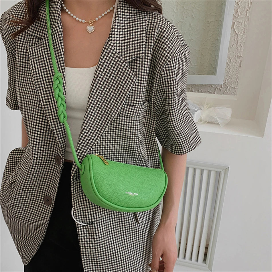 Women Leather Small Hobo Bag Purse Shoulder Crossbody Bag