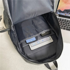 High Capacity Travel Backpack Soft Leather Men's Girl Back Pack