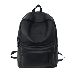 High Capacity Travel Backpack Soft Leather Men's Girl Back Pack