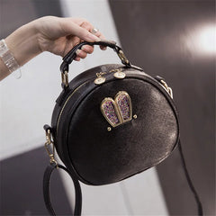 Women Messenger Bag Flower Sunlight Embroidery Handbag Small Crossbody Bags