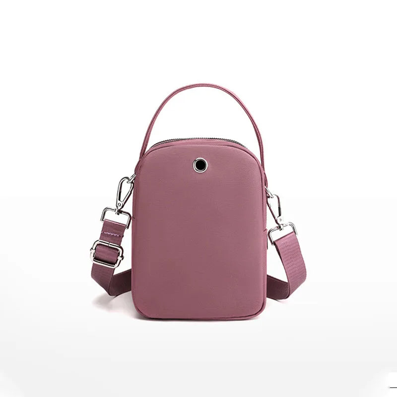 High Women Mini Bag 3 Layers Shoulder Bags Phone Tote Bag