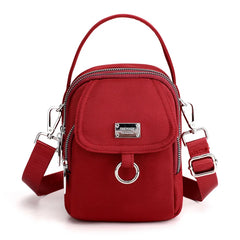High Women Mini Bag 3 Layers Shoulder Bags Phone Tote Bag
