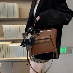 Women Pu Leather Handbags Messenger Bags Casual Female Shoulder Travel Bag