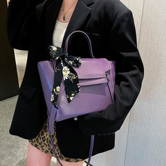 Women Pu Leather Handbags Messenger Bags Casual Female Shoulder Travel Bag