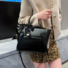 Women Pu Leather Handbags Messenger Bags Casual Female Shoulder Travel Bag