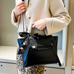 Women Pu Leather Handbags Messenger Bags Casual Female Shoulder Travel Bag