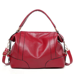Women Pu Leather Handbags Shoulder Bags Large Capacity Tote Messenger Bag