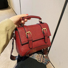 Women PU Leather Handbags Shoulder Bags Vintage Ladies Small Crossbody Bags