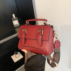 Women PU Leather Handbags Shoulder Bags Vintage Ladies Small Crossbody Bags