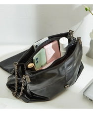 High Women Leather Shoulder Bag Large Capacity Crossbody
